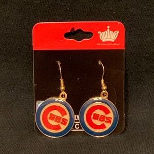 Chicago Cubs earrings official NWT